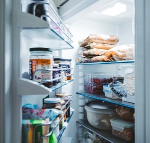 inside of refrigerator